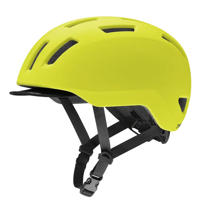 Smith Transit Mips City Helmet - Matt Neon Yellow 1