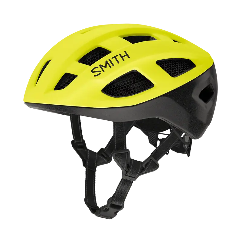 Smith Triad Mips Road Helmet - Matte Neon Yellow Viz 1