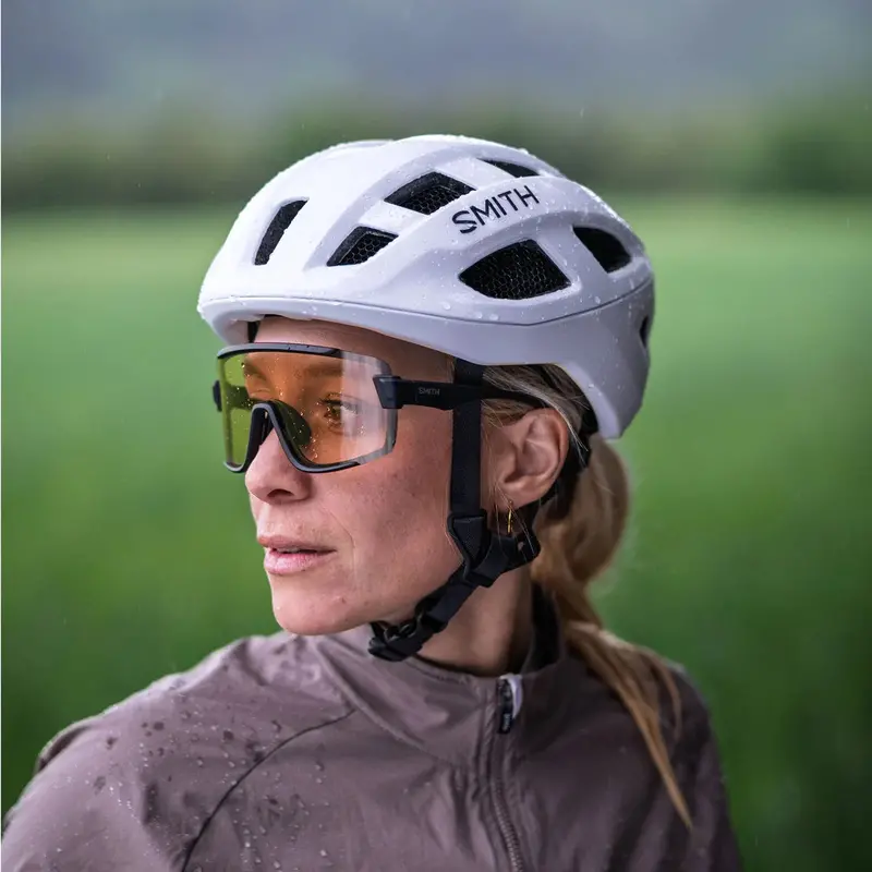 Smith Triad Mips Road Helmet - White-Matte White 4