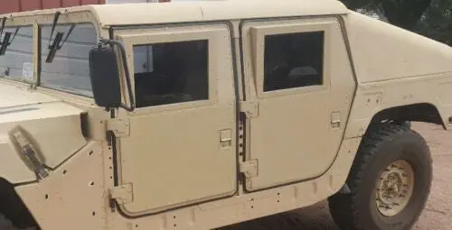 Smooth Hard Doors (No X-Pattern), Set Of 2 Or 4 Choice Of Color Fits Humvee 1