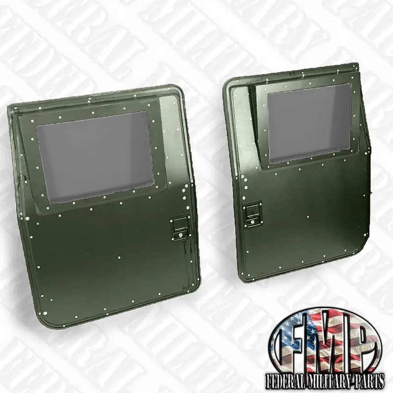 Smooth Hard Doors (No X-Pattern), Set Of 2 Or 4 Choice Of Color Fits Humvee 11