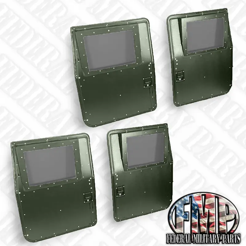 Smooth Hard Doors (No X-Pattern), Set Of 2 Or 4 Choice Of Color Fits Humvee 12