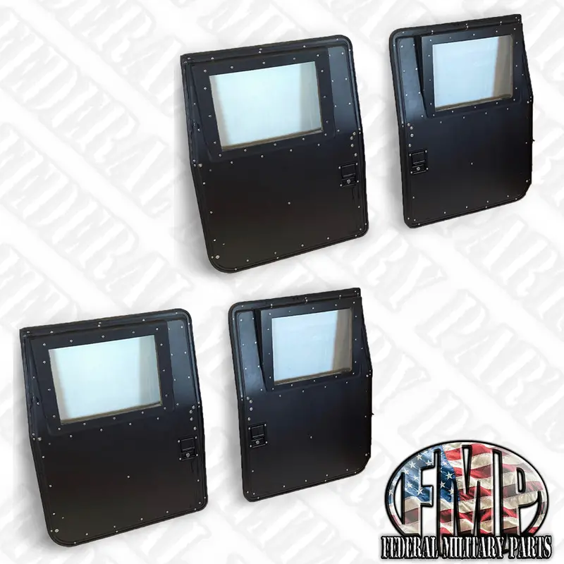 Smooth Hard Doors (No X-Pattern), Set Of 2 Or 4 Choice Of Color Fits Humvee 14