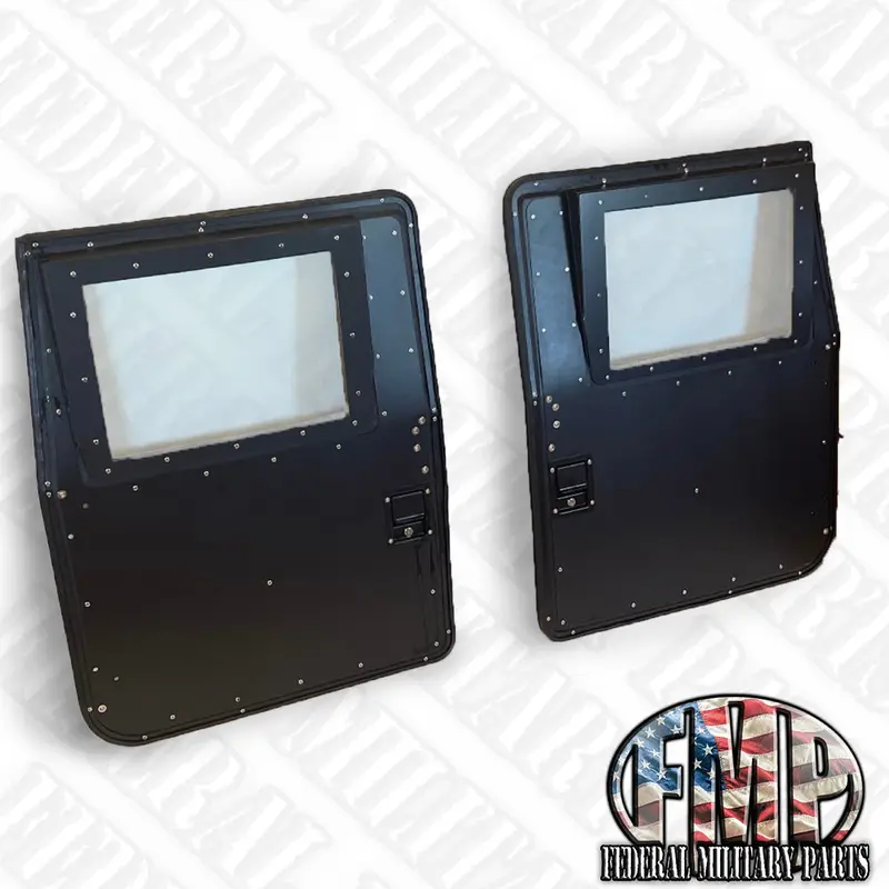 Smooth Hard Doors (No X-Pattern), Set Of 2 Or 4 Choice Of Color Fits Humvee 2