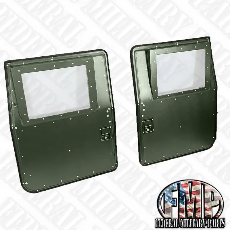 Smooth Hard Doors (No X-Pattern), Set Of 2 Or 4 Choice Of Color Fits Humvee 5