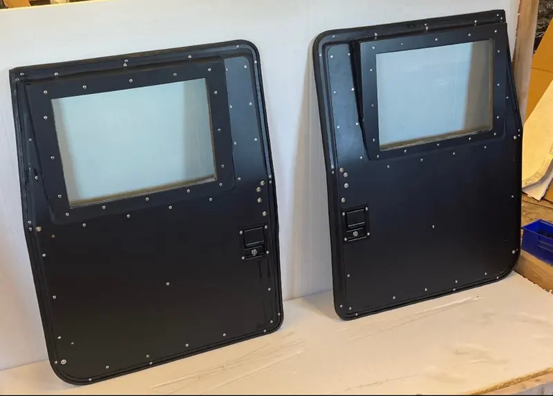 Smooth Hard Doors (No X-Pattern), Set Of 2 Or 4 Choice Of Color Fits Humvee 6