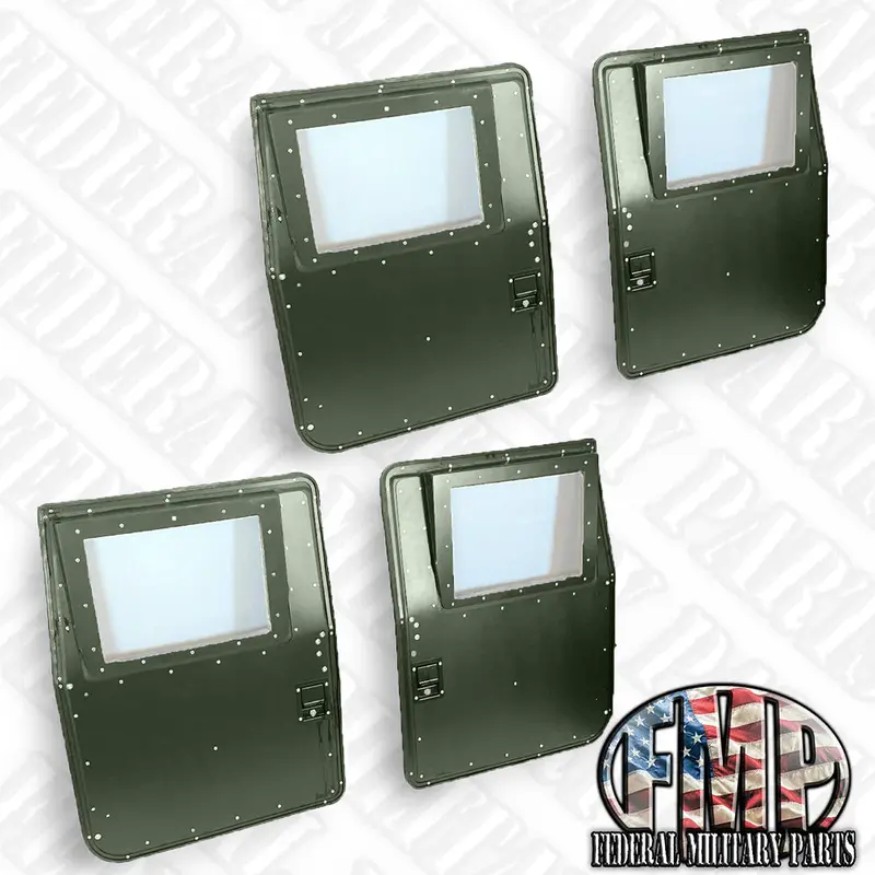 Smooth Hard Doors (No X-Pattern), Set Of 2 Or 4 Choice Of Color Fits Humvee 6