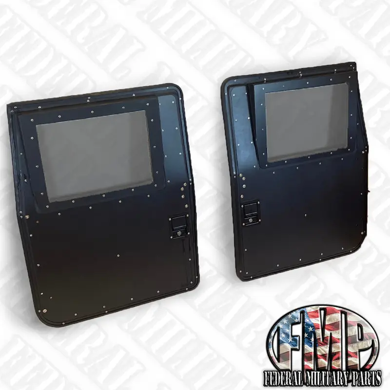 Smooth Hard Doors (No X-Pattern), Set Of 2 Or 4 Choice Of Color Fits Humvee 7