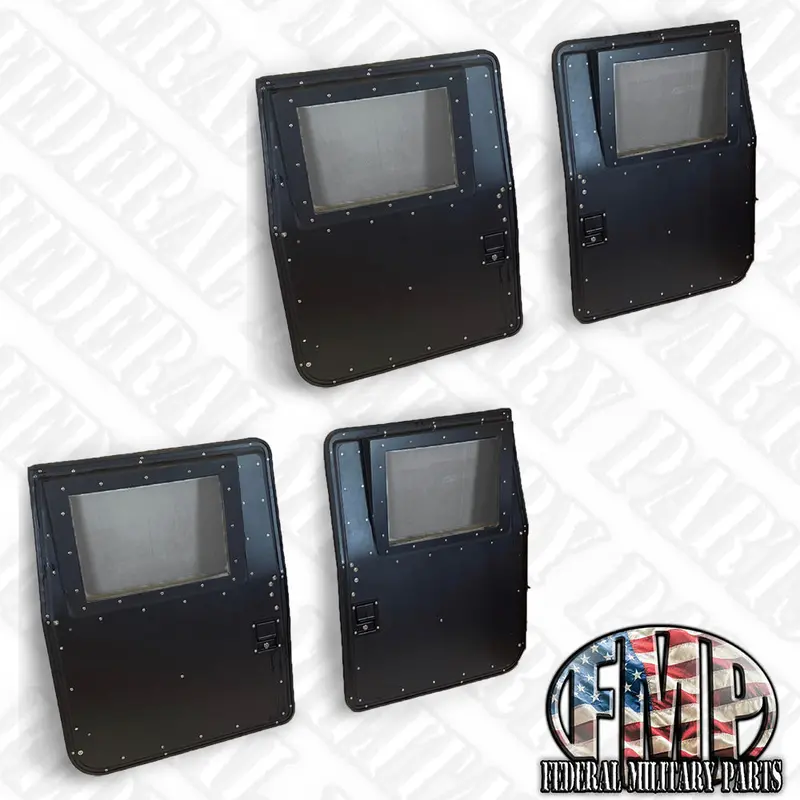 Smooth Hard Doors (No X-Pattern), Set Of 2 Or 4 Choice Of Color Fits Humvee 8