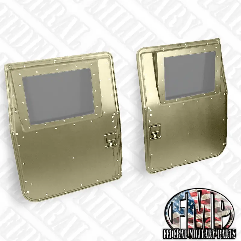 Smooth Hard Doors (No X-Pattern), Set Of 2 Or 4 Choice Of Color Fits Humvee 9