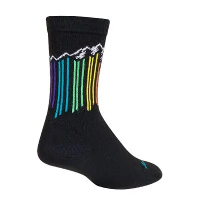 Sockguy 6" Wool Sock - Prism Peak 1