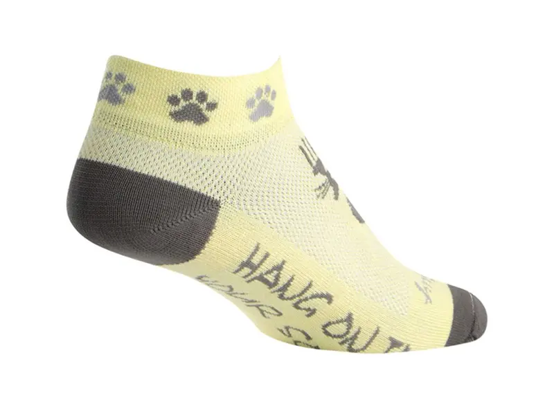 Sockguy Classic 1" Low Cuff Sock - Womens - Scratch - Yellow 1