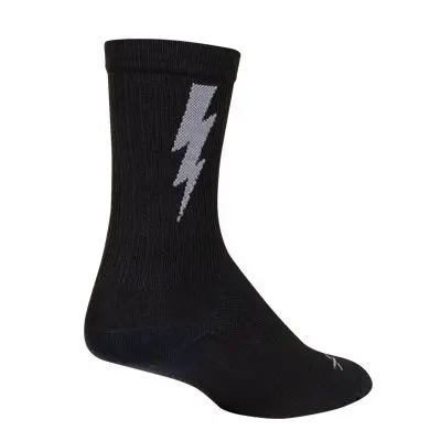Sockguy Sgx 6" Cuff Sock - Zap 1
