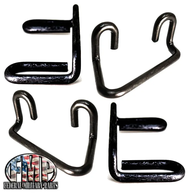 Soft Door Canvas Strikers (Front, Rear, Left, Right) Catch, Fits Humvee M998 2
