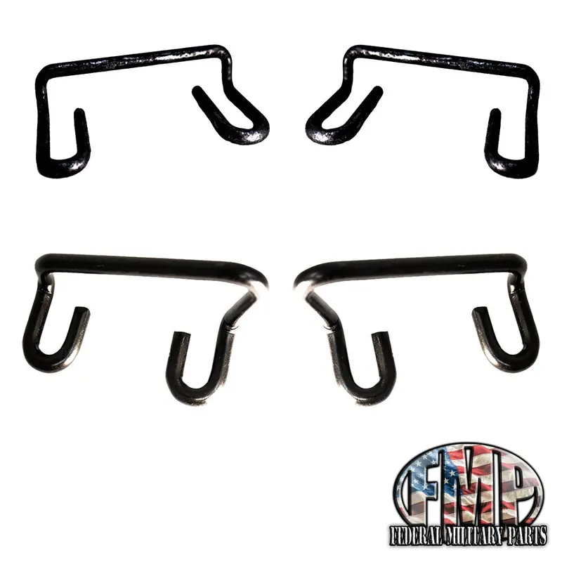 Soft Door Canvas Strikers (Front, Rear, Left, Right) Catch, Fits Humvee M998 3
