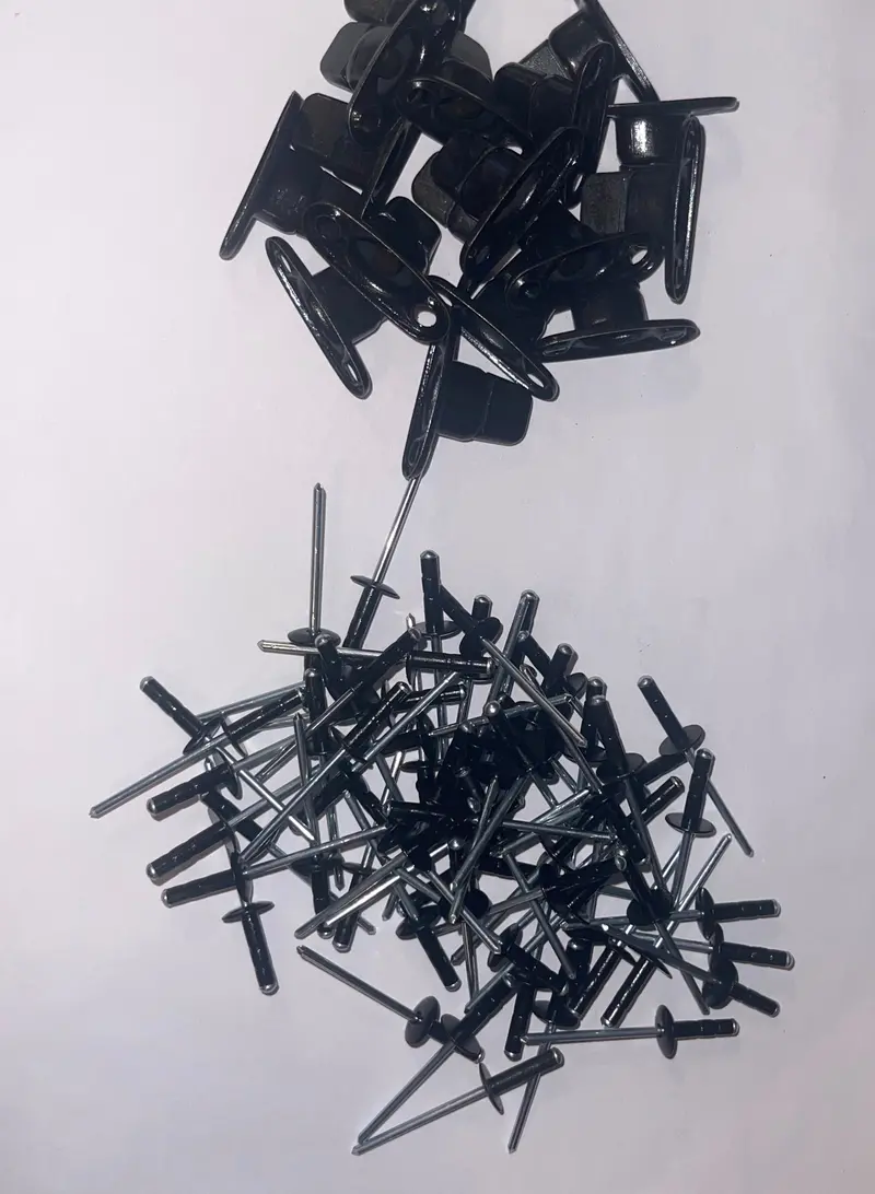 Soft Top Installation Hardware Kit.  31 Twist Fasteners And 62 Rivets 1/8” For Military Humvee 1