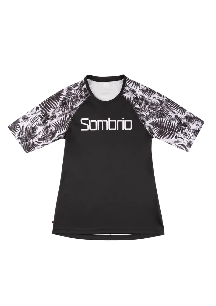 Sombrio Alder 2 3/4 Sleeve Mtb Jersey - Womens - Fern Lilac-Black 1