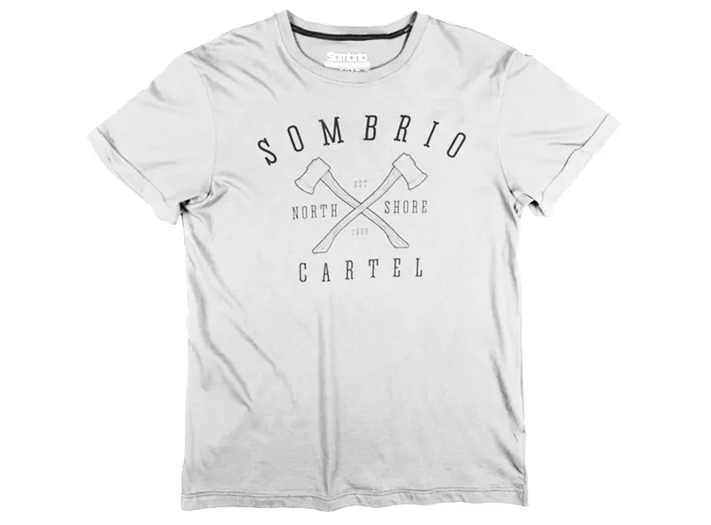 Sombrio Axes Tee Shirt - White 1