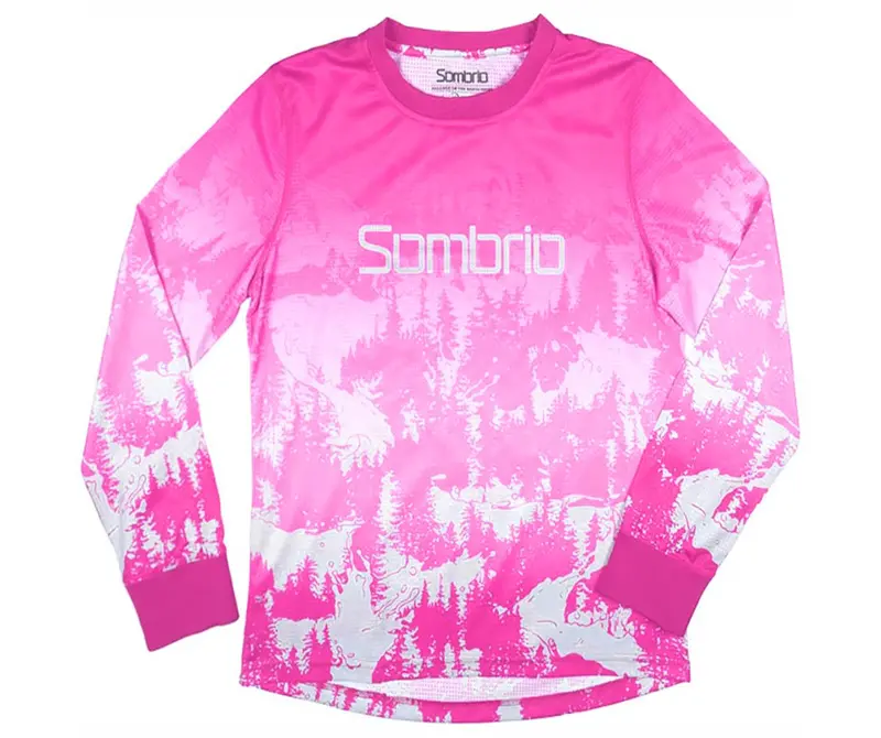 Sombrio Cascadia Long Sleeve Mtb Jersey - Womens - Pink 1