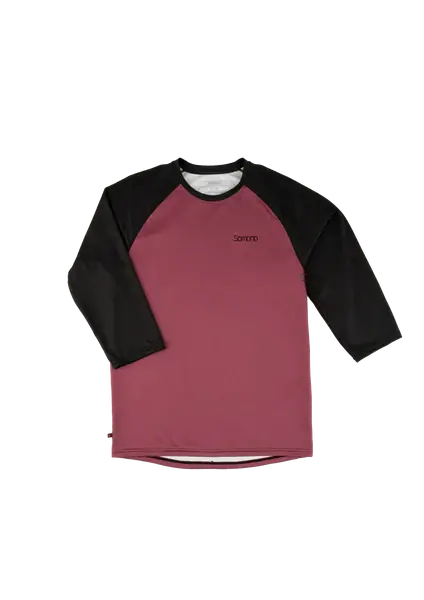Sombrio Mayhem 2 Long Sleeve Mtb Jersey - After Ride Wine 1