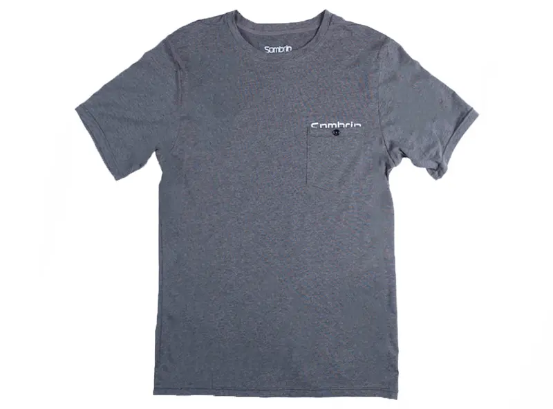 Sombrio Slice Pocket Tee Shirt - Gray 1