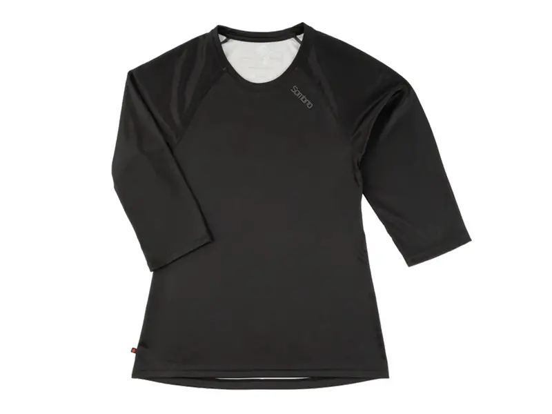 Sombrio Spruce 2 3/4 Sleeve Mtb Jersey - Womens - Black 1