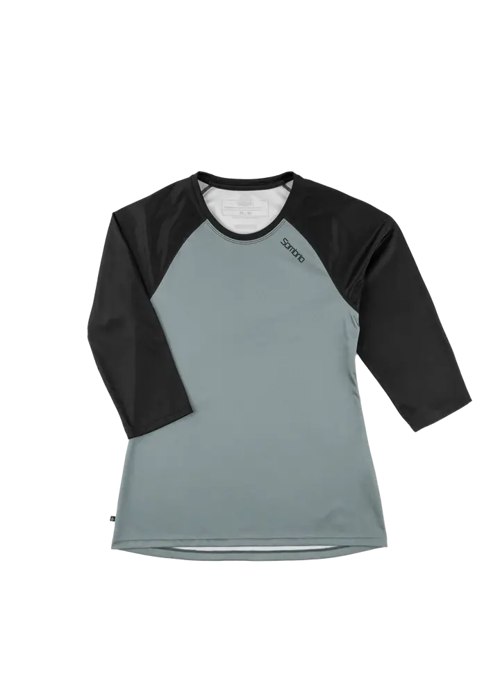 Sombrio Spruce 2 3/4 Sleeve Mtb Jersey - Womens - Stormy 1