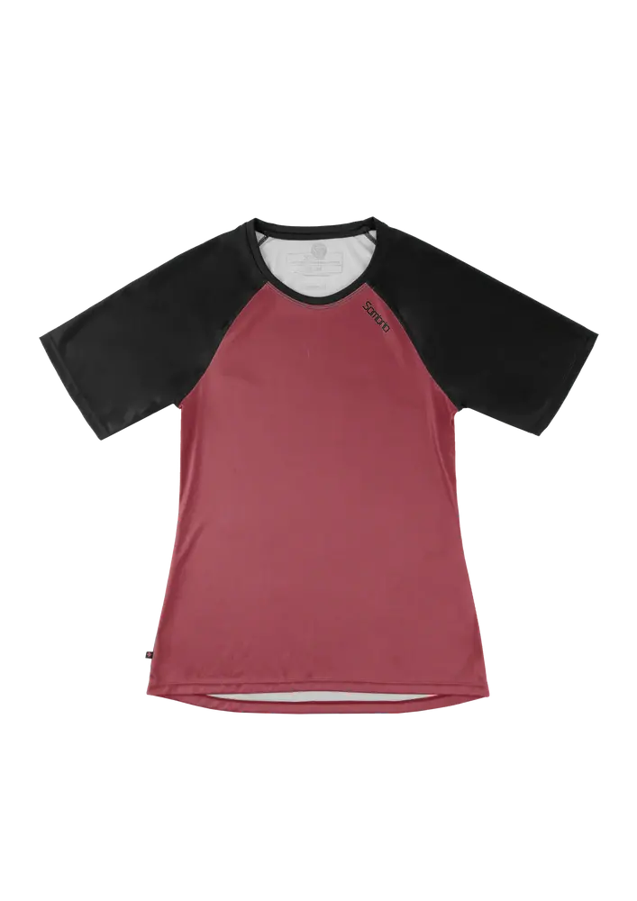 Sombrio Spruce Short Sleeve Mtb Jersey - Womens - After Ride Wine 1