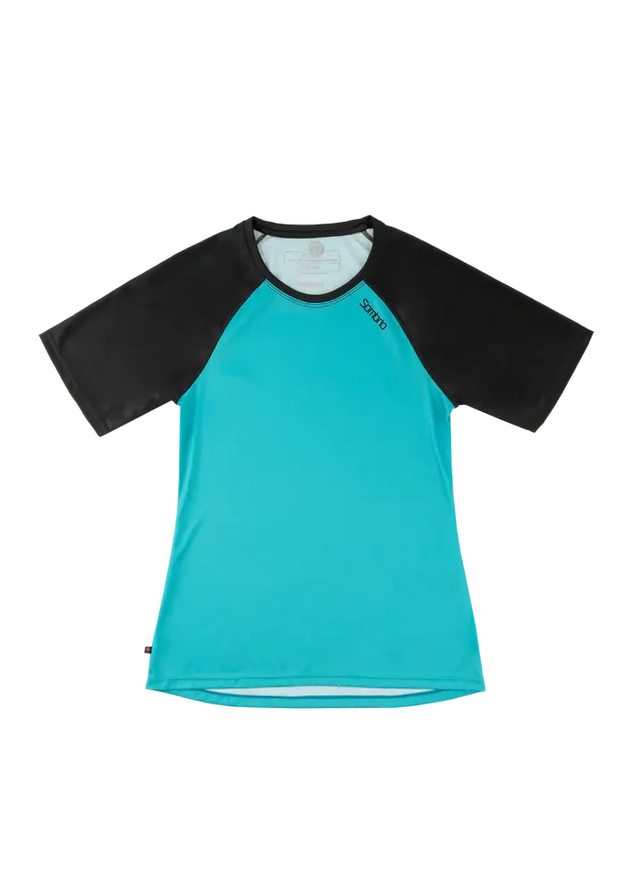 Sombrio Spruce Short Sleeve Mtb Jersey - Womens - Skyline Blue 1