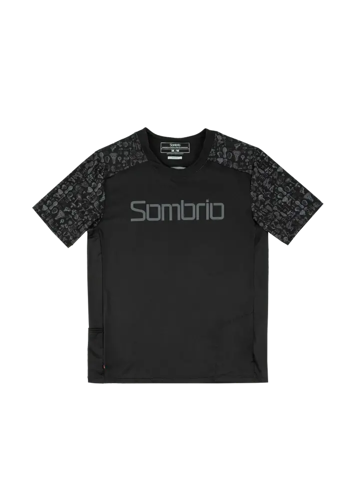 Sombrio Spur 2 Short Sleeve Mtb Jersey - Mushroom Black 1