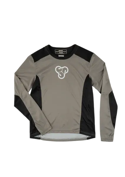 Sombrio Vanquish Long Sleeve Mtb Jersey - Trilogy-Milky Coffee 1