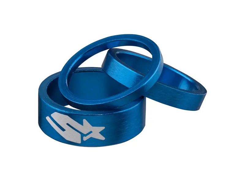 Spank Headset Spacer Kit - Blue 1