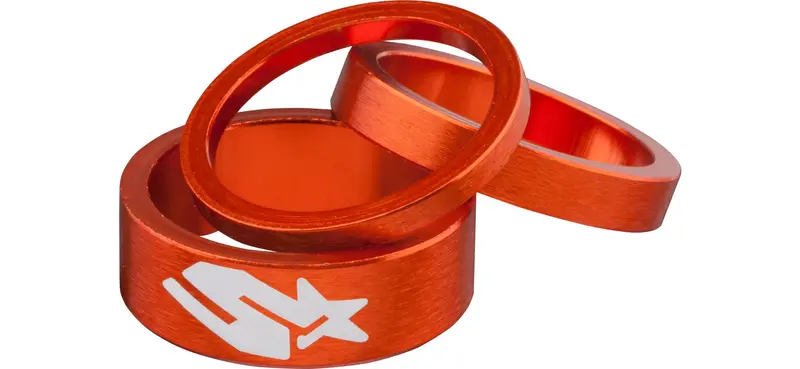 Spank Headset Spacer Kit - Orange 1