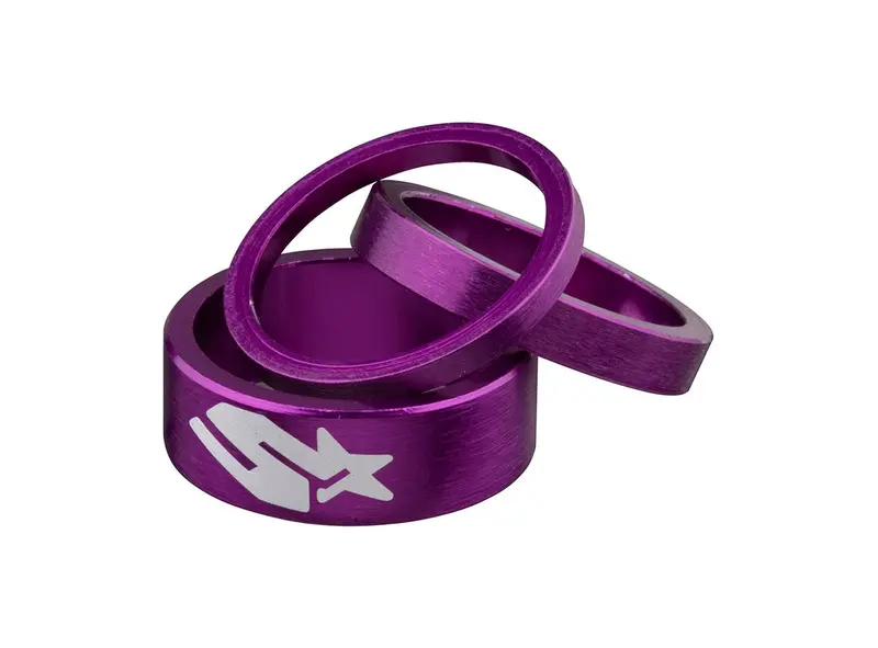 Spank Headset Spacer Kit - Purple 1