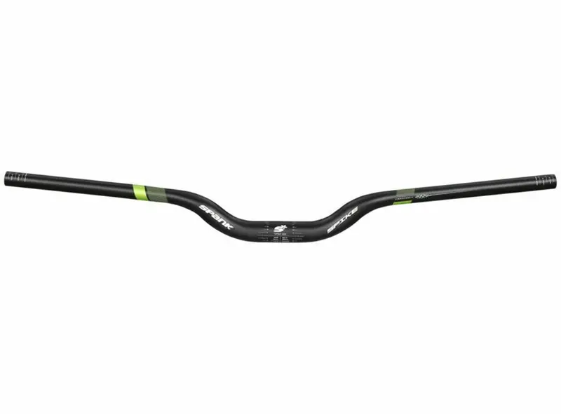 Spank Spike 800 Race Team Vibrocore Handlebar - Black-Green 1
