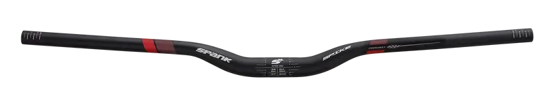 Spank Spike 800 Race Team Vibrocore Handlebar - Black-Red 2