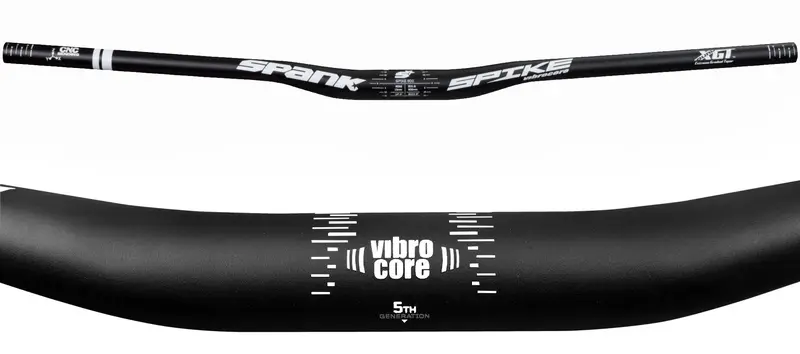Spank Spike 800 Race Team Vibrocore Handlebar - Black-White 1