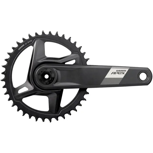 Sram Apex 1 Wide 12 Spd Road Crankset - Black 1