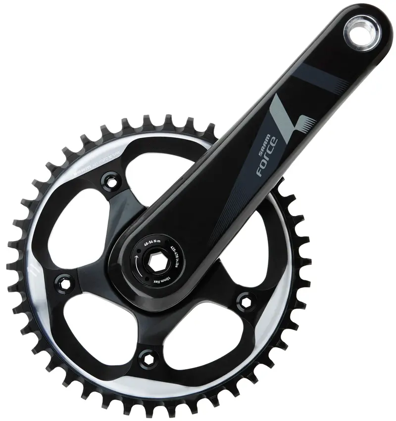 Sram Force 1 11 Spd Cyclocross Crankset - Black 1