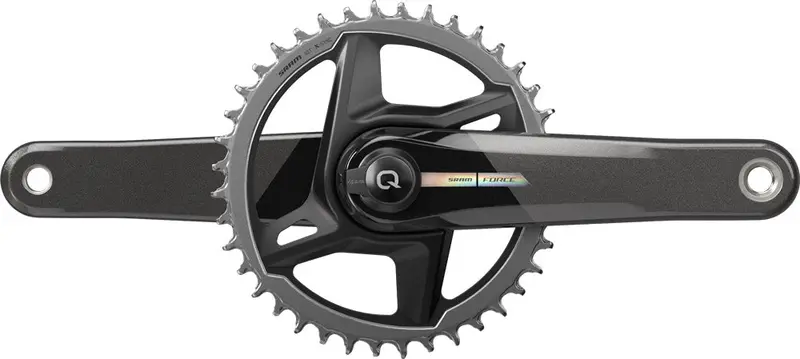 Sram Force Axs D2 1X12 Spd Road Crankset With Power Meter - Unicorn Gray-Laser Foil 1