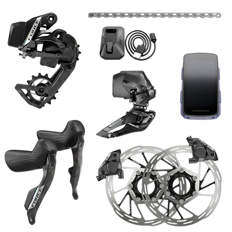 Sram Force Axs E1 Hrd 2X Groupset - Hammerhead 1