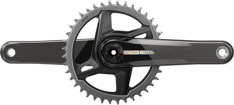Sram Force D2 Dub Wide 1X12 Spd Road Crankset - Unicorn Gray-Laser Foil 1