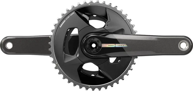 Sram Force D2 Dub Wide 2X12 Spd Road Crankset - Unicorn Gray-Laser Foil 1