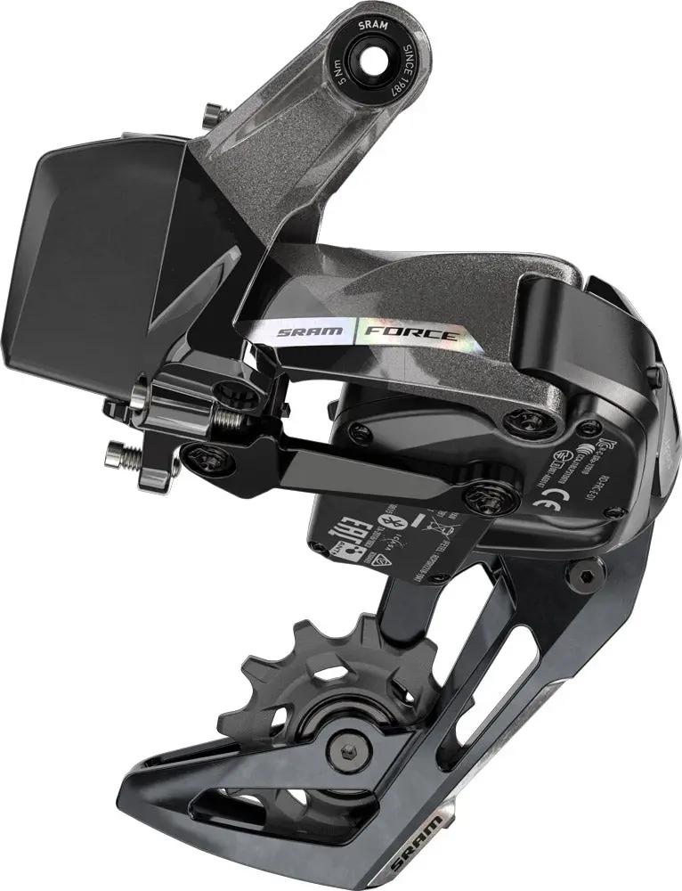 Sram Force Xplr Axs D2 12 Spd Rear Derailleur - Unicorn Gray-Laser Foil 1