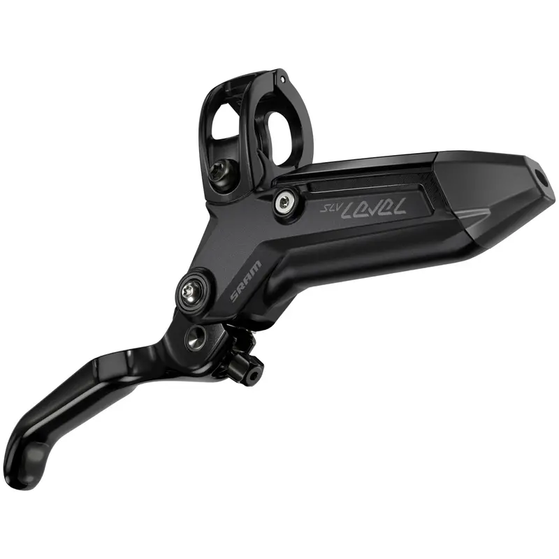 Sram Level Silver Stealth Disc Brake And Lever - Rear - Black Anodized 2