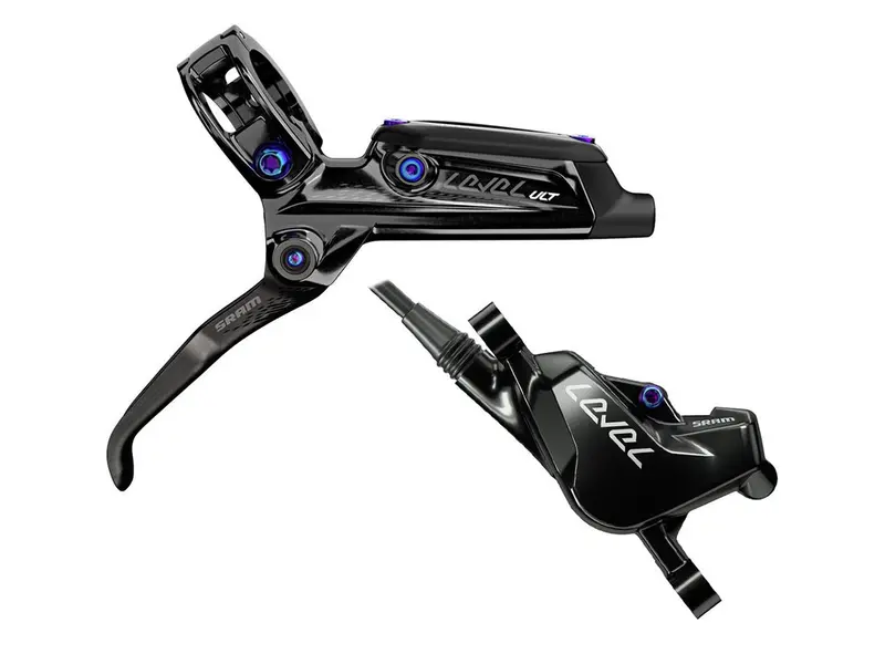 Sram Level Ultimate Disc Brake And Lever - Front - Black-Rainbow 1