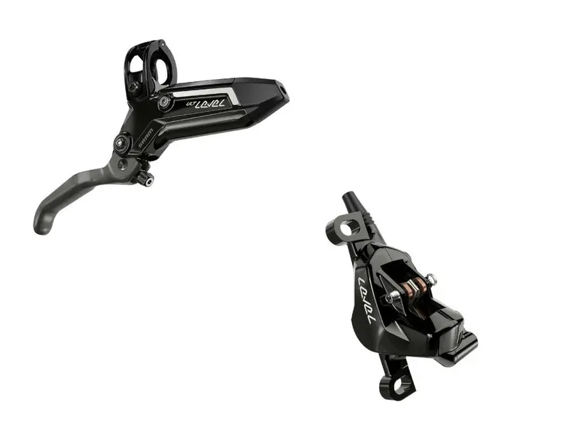 Sram Level Ultimate Stealth Disc Brake And Lever - Front - Gloss Black 1