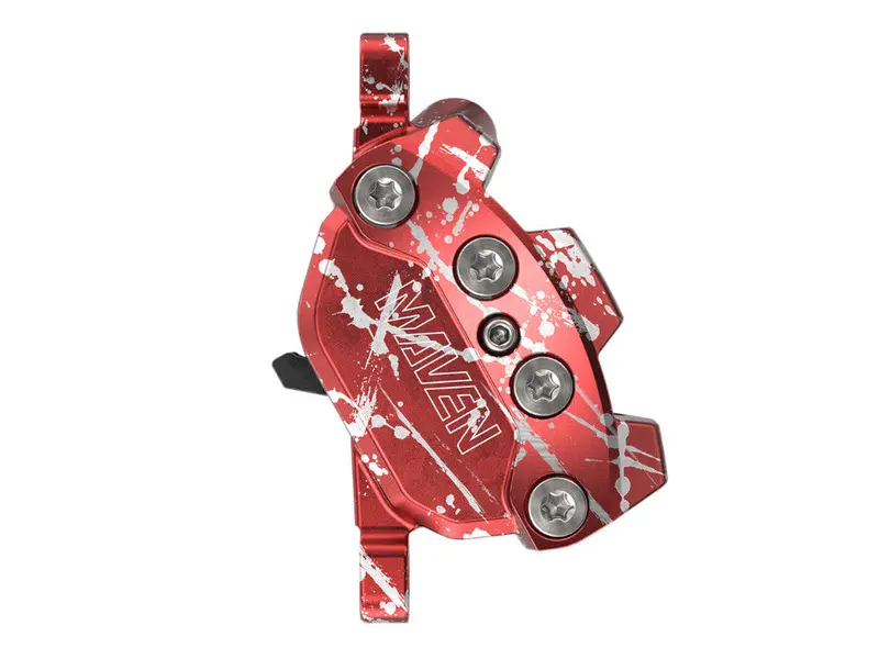 Sram Maven Ultimate Stealth Expert Disc Brake Kit - Red Splash Ano 2