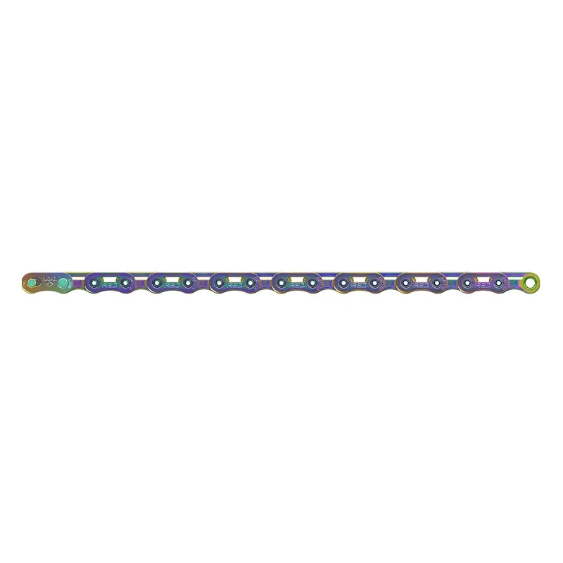 Sram Red E1 Flattop 12 Spd Chain - 126 Link - Rainbow 1