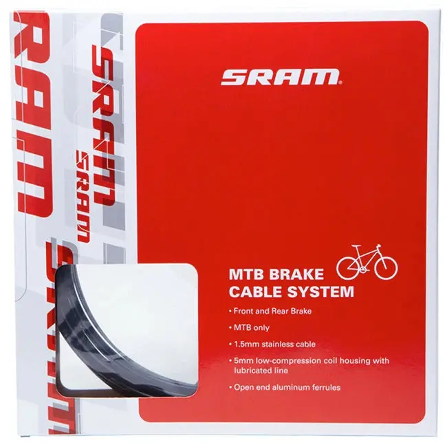 Sram Slickwire Mtb Brake Cable Kit - Black 1
